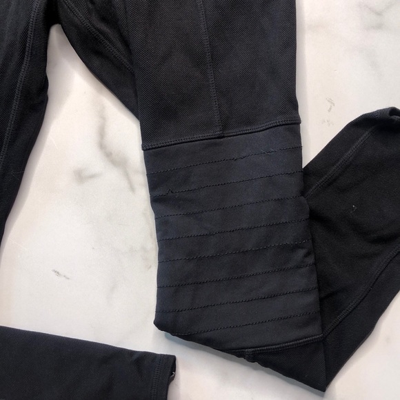 Athleta Trailsetter Moto Ponte Pant Black 4P - Picture 3 of 7